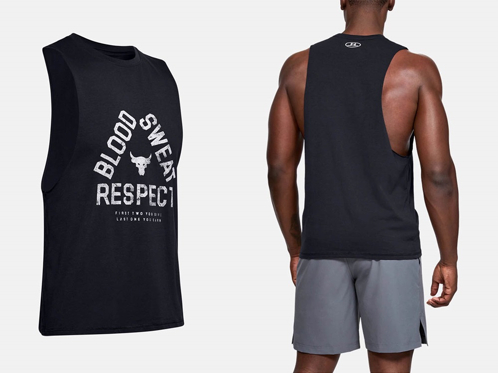 The t-shirt Under Armour Luke Hobbs (Dwayne Johnson) in Fast and